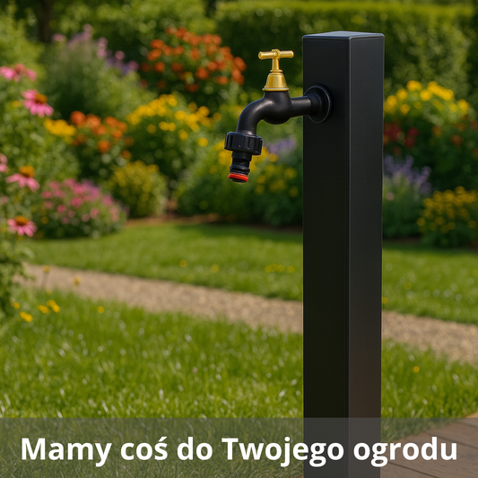 Kran ogrodowy 3/4" ze stylowym zaworem Boutte